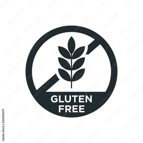 Vecteur Stock Gluten Free Icon Vector Illustration Adobe Stock