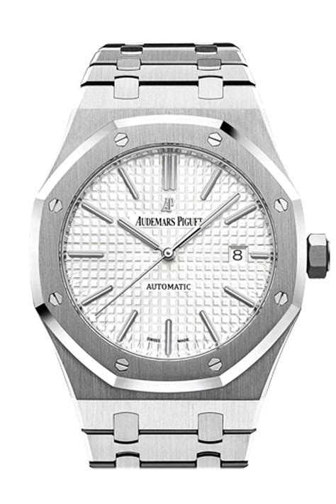 Audemars Piguet Royal Oak 41mm Silver Toned Dial Stainless Steel Brace