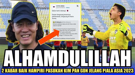 Alhamdulilah Kabar Baik Hampiri Pasukan Harimau Malaya Jelang Piala