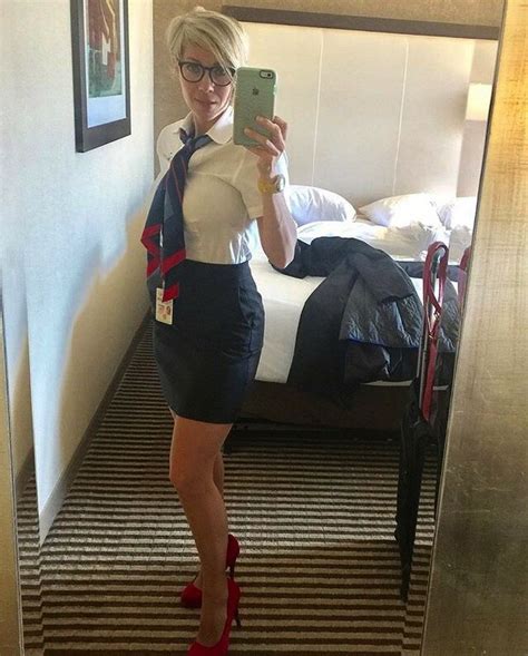 Pin By Peter Odonnell On Flight Attendants Leather Skirt Flight