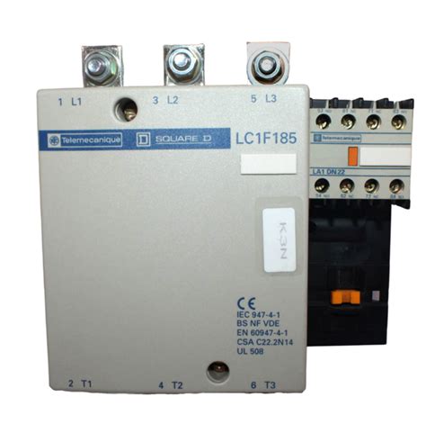 Telemecanique Lc1f185 Contactor 200a 600v 3ph Wla1dn22 Starter And