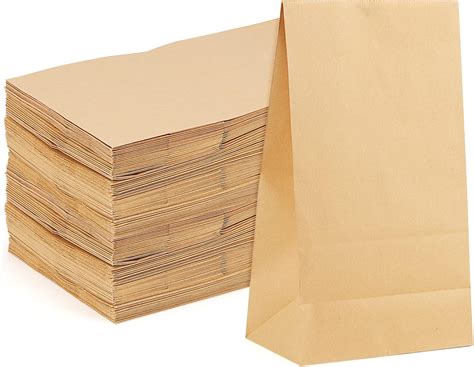 Joikit Pcs X X Cm Brown Large Bread Paper Bags Gsm Kraft