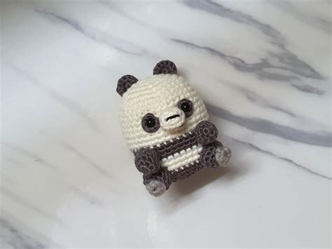 Cute Chibi We Bare Bears Amigurumi Crochet Keychain Design Craft