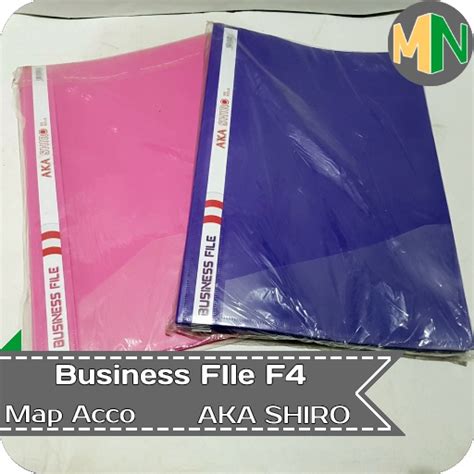 Jual Business File Map Acco Snelhecter F4 Aka Shiro Map Plastik Folio