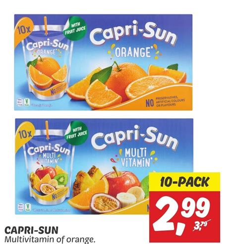 CAPRI SUN Multivitamin Of Orange 10 PACK Aanbieding Bij Dekamarkt