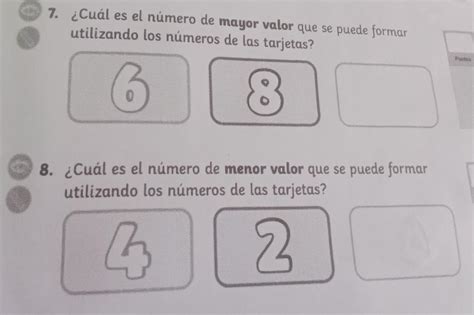 Cu L Es El N Mero De Mayor Valor Que Se Puede Formar Utilizando Los