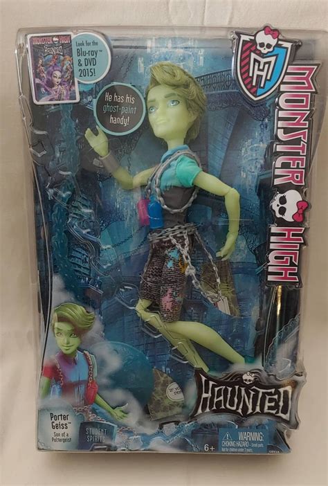 Monster High Haunted Porter Geiss Student Spirits Doll Nib Etsy