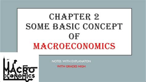 Class 12th Macroeconomics Chapter 2 Some Basic Concepts Of Macroeconomics Youtube