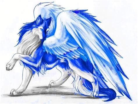 Anime Wolf With Wings Google Search Fantasy Creatures Anime Wolf