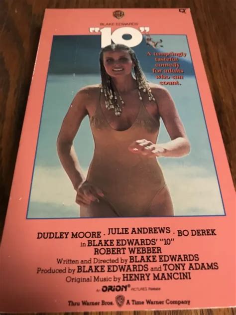 10 VHS 1990 Bo Derek Dudley Moore Julie Andrews Romantic Comedy