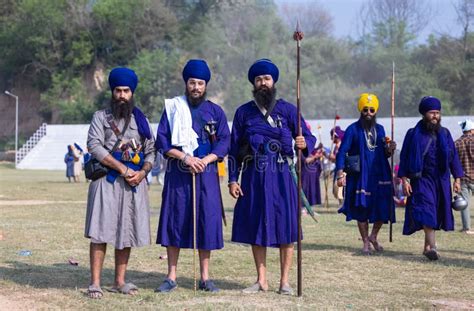 Hola Mohalla Festival Celebration By Sikh People At Anandpur Sahib