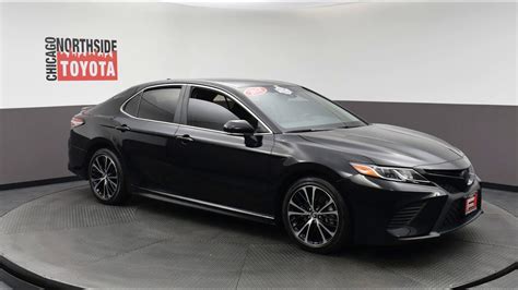 2018 Midnight Black Metallic Toyota Camry 4dr Car P12085 Youtube