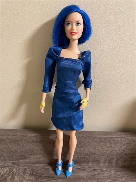 Custom Katy Perry Inspired Doll Ooak Etsy