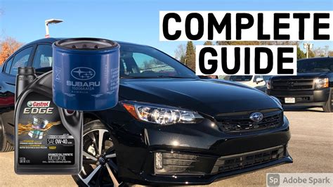 How To Change Oil Subaru Impreza Youtube