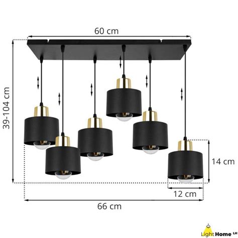 Nowoczesna Lampa na Szerokiej Listwie z Metalu PANTA Lampy wiszące