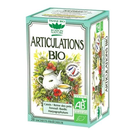 Tisane Articulations Bio Sachets Romon Nature Dakarmarket Sn