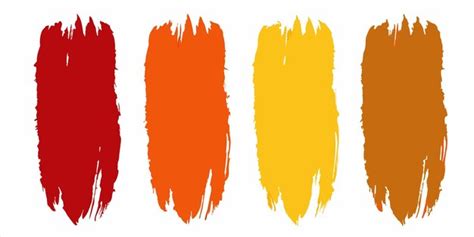 Premium Vector Four Different Colored Lines With Orange And Yellow