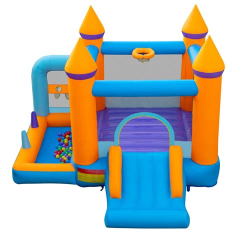 Gvn 5 In 1 Inflatable Bounce Castle With Ocean Balls And 735w Blower