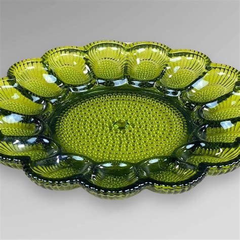 Green Indiana Glass Etsy