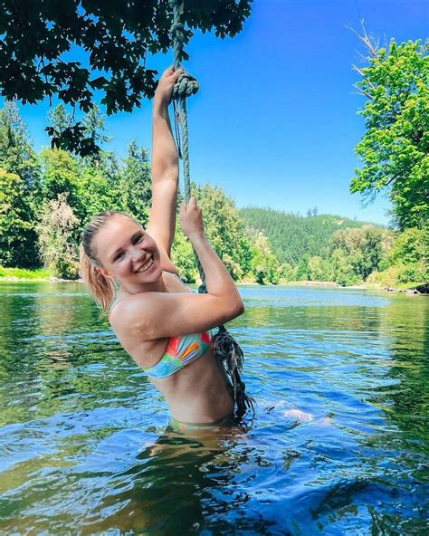 Gymnast Jade Carey Shows Off Her Fit Body In A Bikini