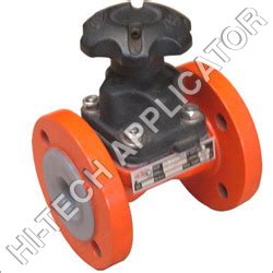 Orange Ptfe Lined Diaphragm Valve At Best Price In Ahmedabad Hi Tech