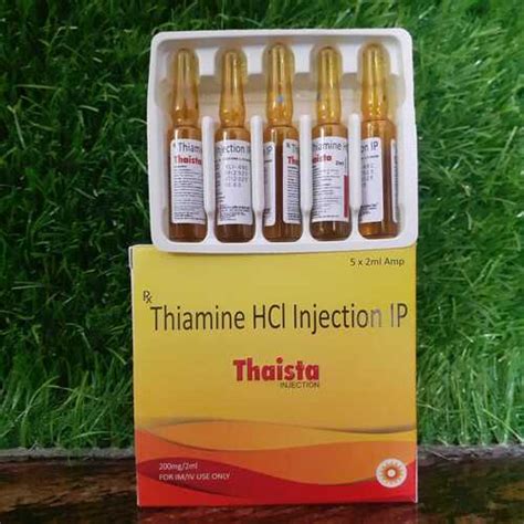 Thiamine Hcl Injection Ip At Best Price In Hyderabad Sunesta Life