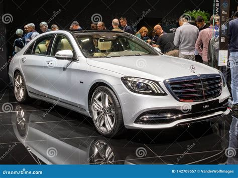 Mercedes Benz S E Plug In Hybrid Car Editorial Photography Image