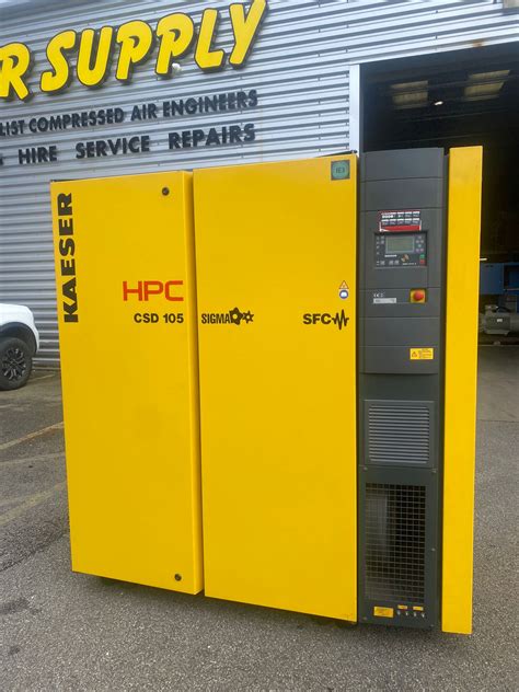 HPC CSD 105 SFC 2015 55kw Variable Speed Screw Compressor Low Hours