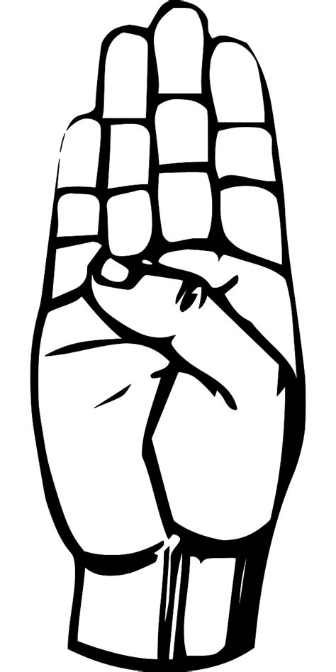 Svg Hand Fingers Raised Free Svg Image And Icon Svg Silh