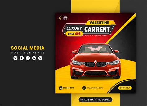 Car Sale Social Media Ads Graphic by Vect_lineCreative Fabrica