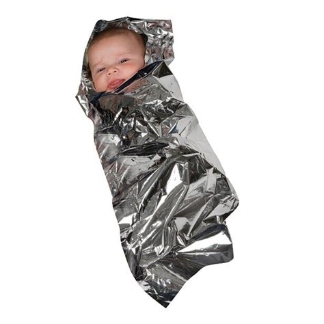 Emergency Space Thermal Mylar Blanket Adult Live Action Safety