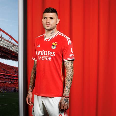 Nova Camisa Titular Do Benfica 2023 2024 Adidas MDF