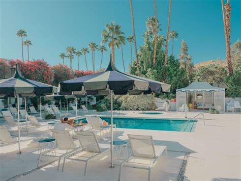 Luxe Hotel Pool Palm Springs Piscine Ludwig Favre · Photographies D