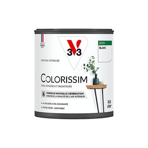 Peinture Colorissim satin Blanc 0L5 Bricomarché