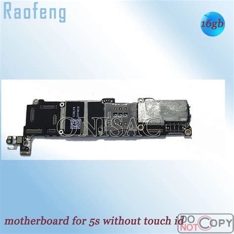 Raofeng 16GB Unlocked Without Touch ID Motherboard For IPhone 5s Good