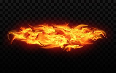 Premium Psd Realistic Burning Fire Flames Fire Flames Effect Psd