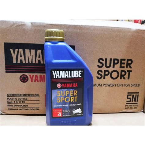 Jual Oli Yamalube Super Sport Biru Liter Dus Isi Btl