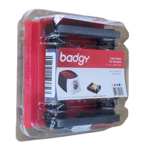 Evolis Badgy Colour Ribbon CBGR0100C 100 Prints Roll YMCKO