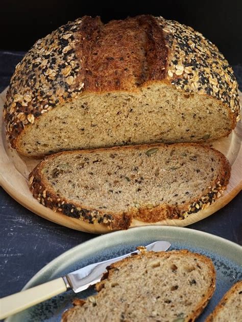 Multigrain Seeded Bread No Knead Overnight Recipe