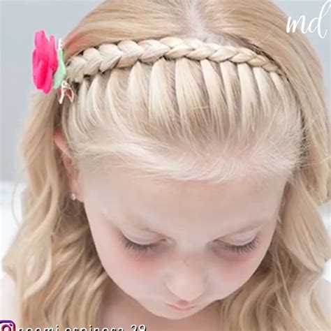 Simple Braid Tutorial Braided Headband Hairstyle Hair Videos Easy