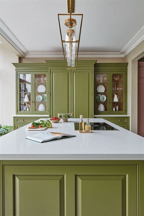 Dark Green Shaker Style Kitchen Tom Howley Luxury Kitchen Modern