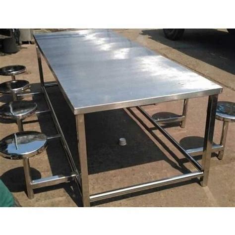 Balaji Stainless Steel Canteen Dining Table Seating Capacity