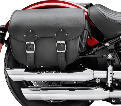 90200678 Detachable Leather Saddlebags Softail Slim And Blackline At