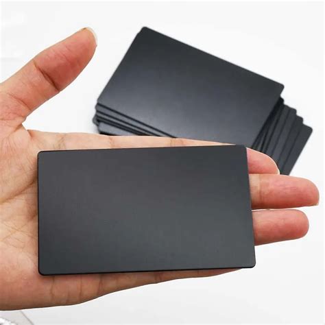 Customized 0 5mm Thickness Metal Business Card Blanks Anodized Aluminum