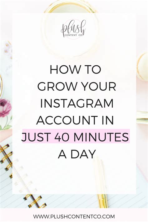 How To Grow Your Instagram Account In Just 40 Minutes A Day Grow Your