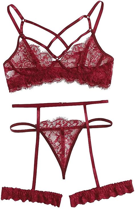LoveLeiter Dessous Set 3 TLG Erotik Spitze Reizwäsche Reizvolle Lingerie Bustier Unterwäsche