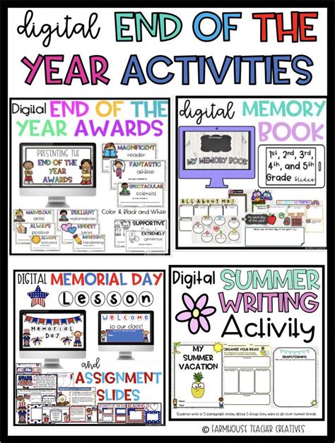 The End Of The Year Activities For Students