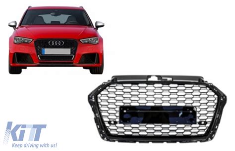 Badgeless Front Grille Suitable For Audi A V Facelift Rs