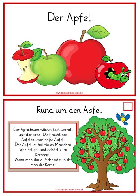 Genial Einheit Apfel Klasse 1