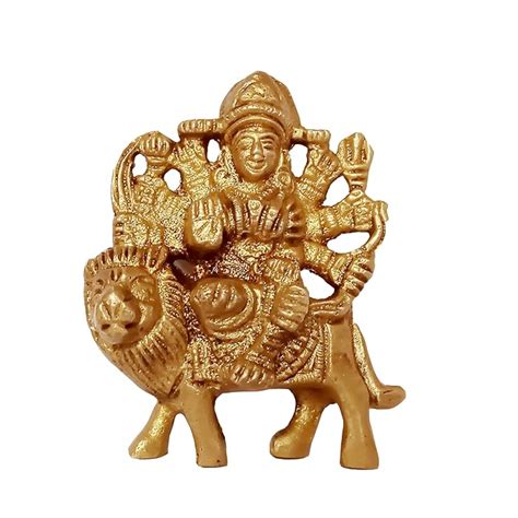 Buy Guru Jee Brass Statue Maa Durga Goddess Statue Sherawali Mata Murti